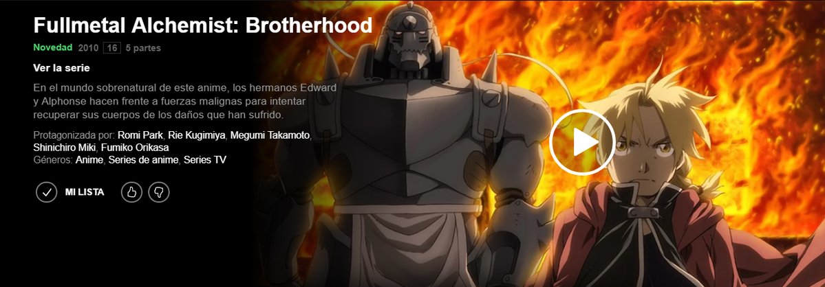 Fullmetal Alchemist y Brotherhood abandonarán Netflix este mes – ANMTV