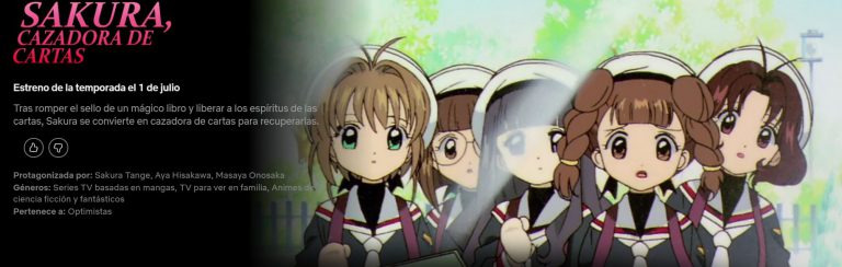 sakura card captor netflix 2020