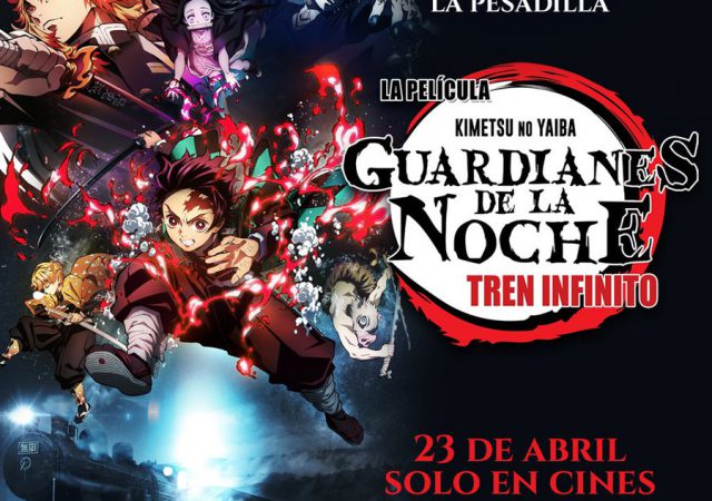 Guardianes de la Noche – Kimetsu no Yaiba – La Película: El Tren Infinito  se repondrá en SX3 el sábado 9 de diciembre