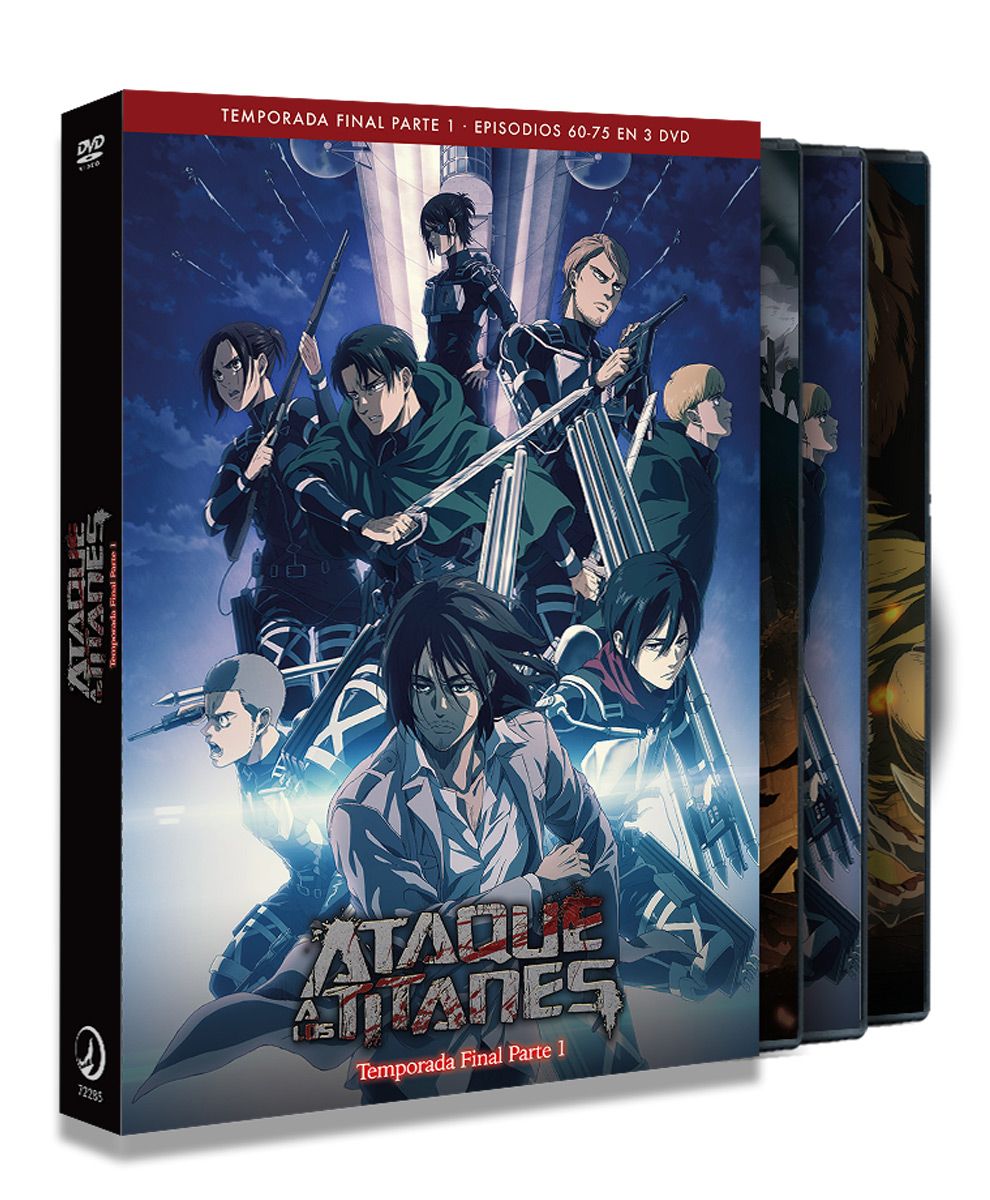 Ataque A los Titans Vol 1 Episodes 1-4 - Blu-Ray + DVD Spanish