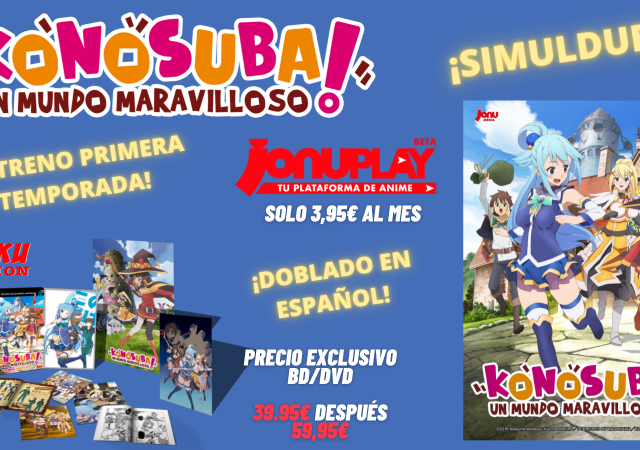 La temporada 2 de KonoSuba ya cuenta con doblaje castellano en